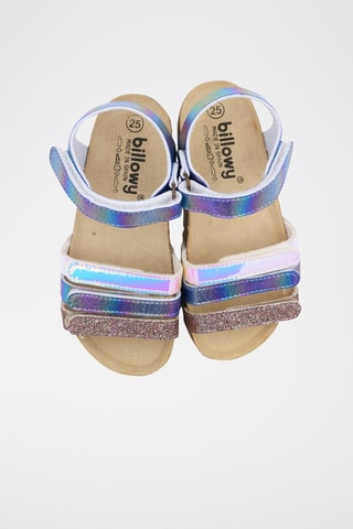 Sandales tie and dye Rosso - Blanc, rose, bleu et vert