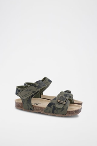 Sandales Rosso - Noir et vert