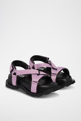 Sandalias de piel - Rosa
