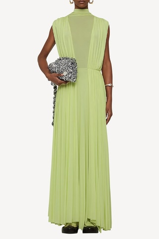 Vestido largo - Verde claro