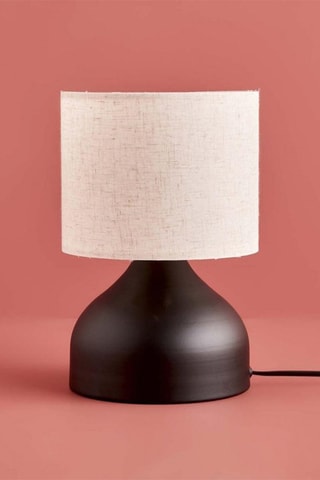 Lampada da tavolo - Nero e beige - 60 W