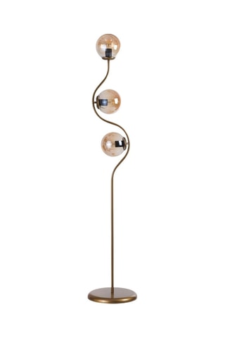 Lampada da terra - Dorato - 155 cm - 3 x 40 W