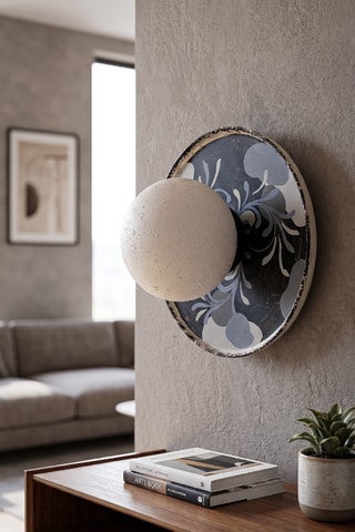 Applique - Blu e bianco - 40 W