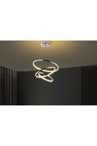 Lampadario LED - Cromato - 28 W