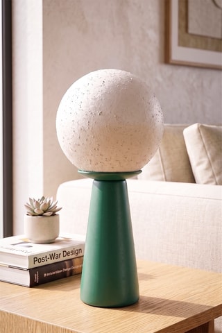 Lampada da tavolo in ceramica - Verde - 40 W
