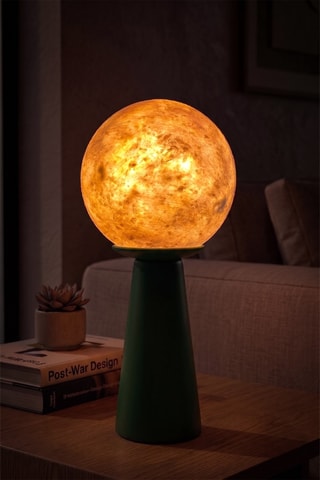 Lampada da tavolo in ceramica - Verde - 40 W