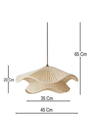 Lampadario - Beige - 40 W