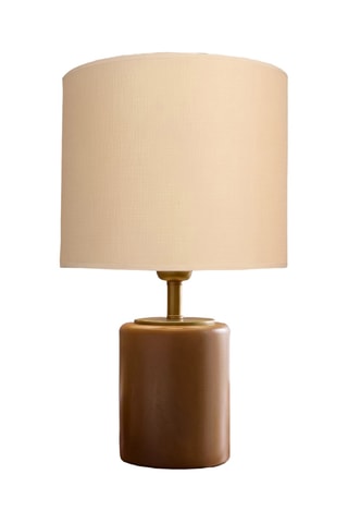 Lampada da tavolo in ceramica- Marrone - 40 W