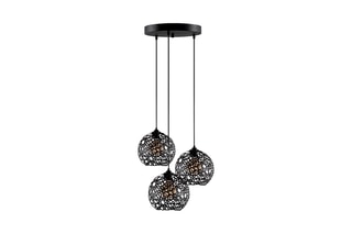Lampadario Fellini - Nero - 3 x 100 W