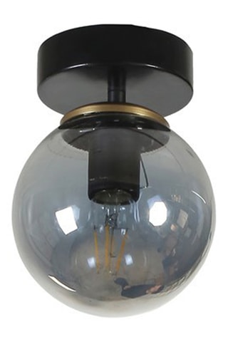Plafoniera - Nero e ambrato - 60 W