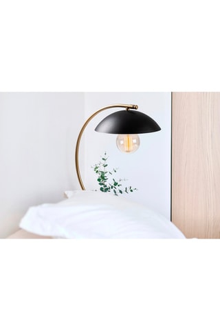 Lampada da tavolo Sivani - Nero e dorato