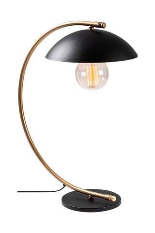 Lampada da tavolo Sivani - Nero e dorato