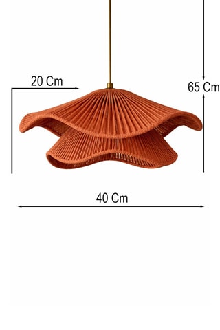 Lampadario - Arancione - 40 W