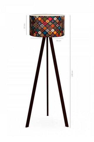 Lampadaire trépied Ayd - Noir - 60 W