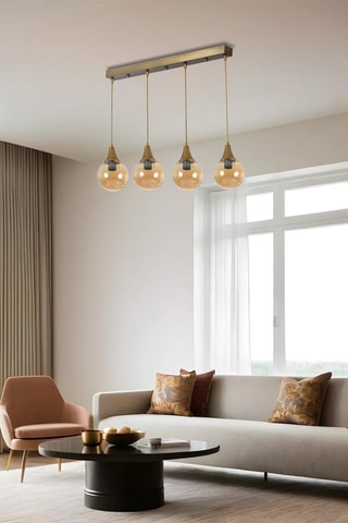 Lampadario - Dorato - 40 W