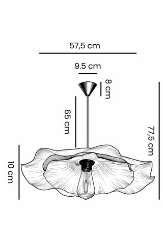 Lampadario - Bianco - 40 W