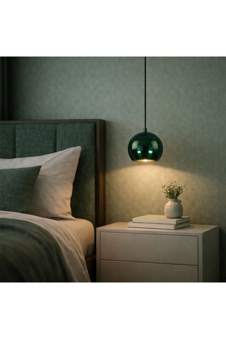 Lampadario - Verde metallizzato