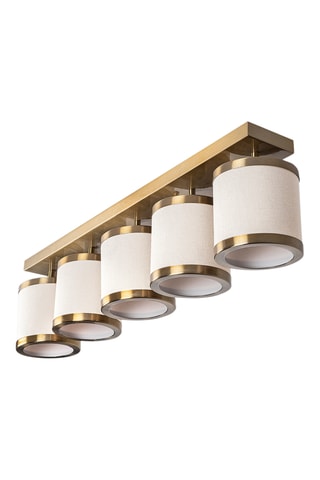 Plafoniera Way - Dorato - 5 x 40 W