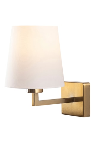 Applique Profil  - Dorato e bianco - 100 W