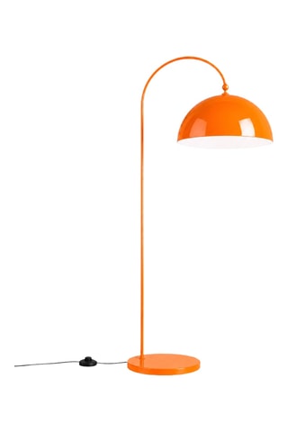 Lampada da terra Derya - Arancione - 40 W