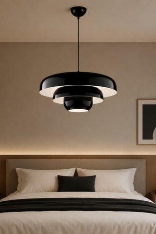 Lampadario Layer - Nero - 40 W