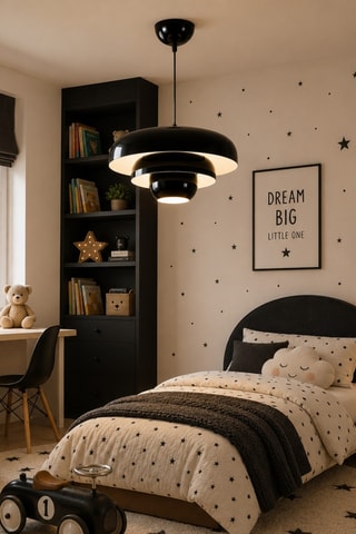 Lampadario Layer - Nero - 40 W