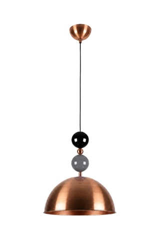 Lampadario Bubble - Grigio e ramato - 40 W