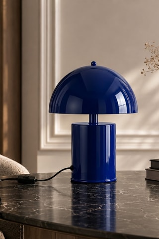 Lampada da tavolo Pera - Blu scuro - 40 W