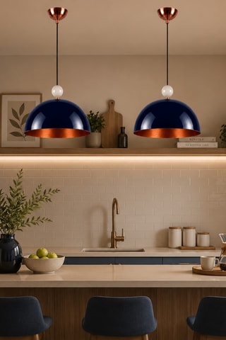 Lampadario Bubble - Navy - 40 W