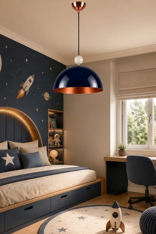 Lampadario Bubble - Navy - 40 W