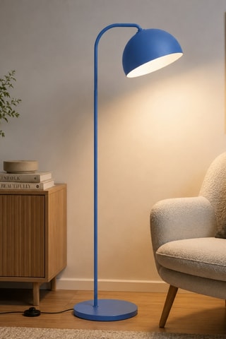 Lampada da terra Yaka - Blu - 40 W