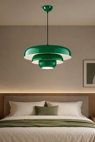 Lampadario Layer - Verde - 40 W