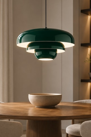Lampadario Layer - Verde - 40 W