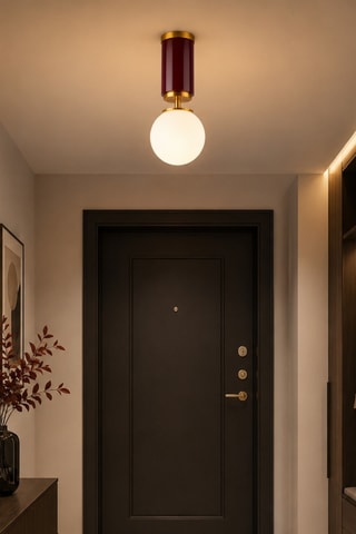 Plafoniera Moira - Bordeaux - 40 W