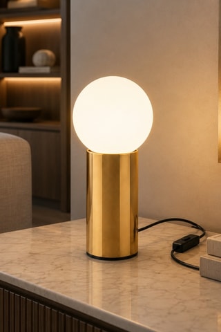 Lampada da tavolo Polo - Dorato - 40 W
