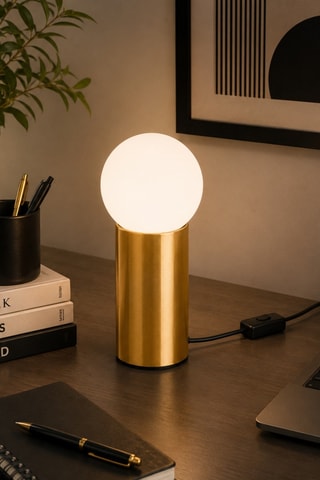 Lampada da tavolo Polo - Dorato - 40 W