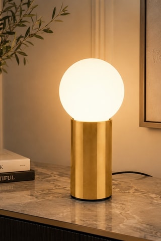 Lampada da tavolo Polo - Dorato - 40 W