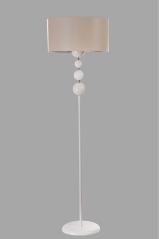 Lampada da terra Luna - Beige e bianco - 40 W
