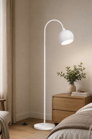 Lampada da terra Vela - Bianco - 40 W