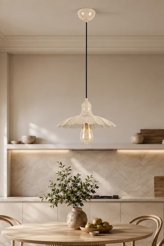Lampadario Volan - Beige - 40 W