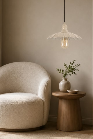 Lampadario Volan - Beige - 40 W