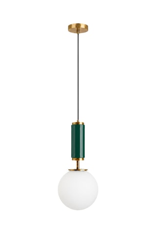 Lampadario Moira - Verde e dorato - 40 W