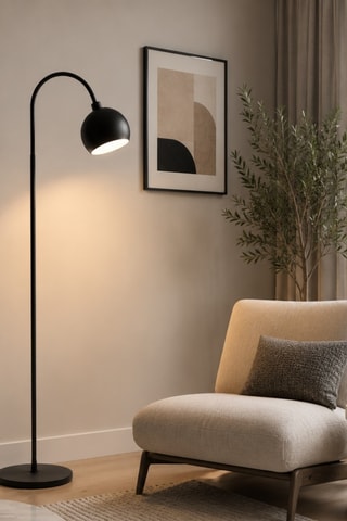Lampada da terra Vela - Nero - 40 W