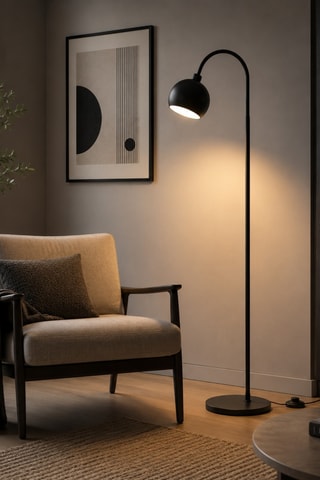 Lampada da terra Vela - Nero - 40 W