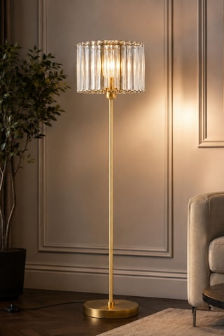 Lampada da terra Yakops - Dorato - 40 W