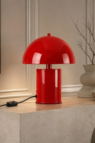 Lampada da tavolo Pera - Rosso - 40 W