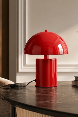 Lampada da tavolo Pera - Rosso - 40 W