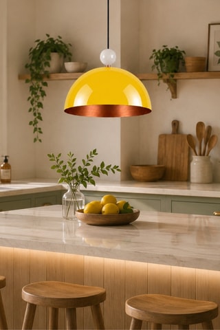Lampadario Bubble - Giallo - 40 W