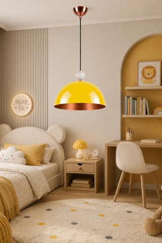 Lampadario Bubble - Giallo - 40 W