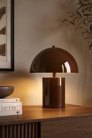 Lampada da tavolo Pera - Marrone - 40 W